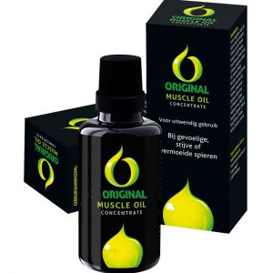 Spier olie muscle oil bij spierbij. | bij-spierpijn.nl