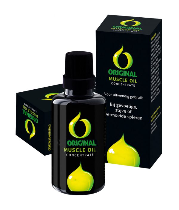 Spier olie muscle oil bij spierbij. | bij-spierpijn.nl